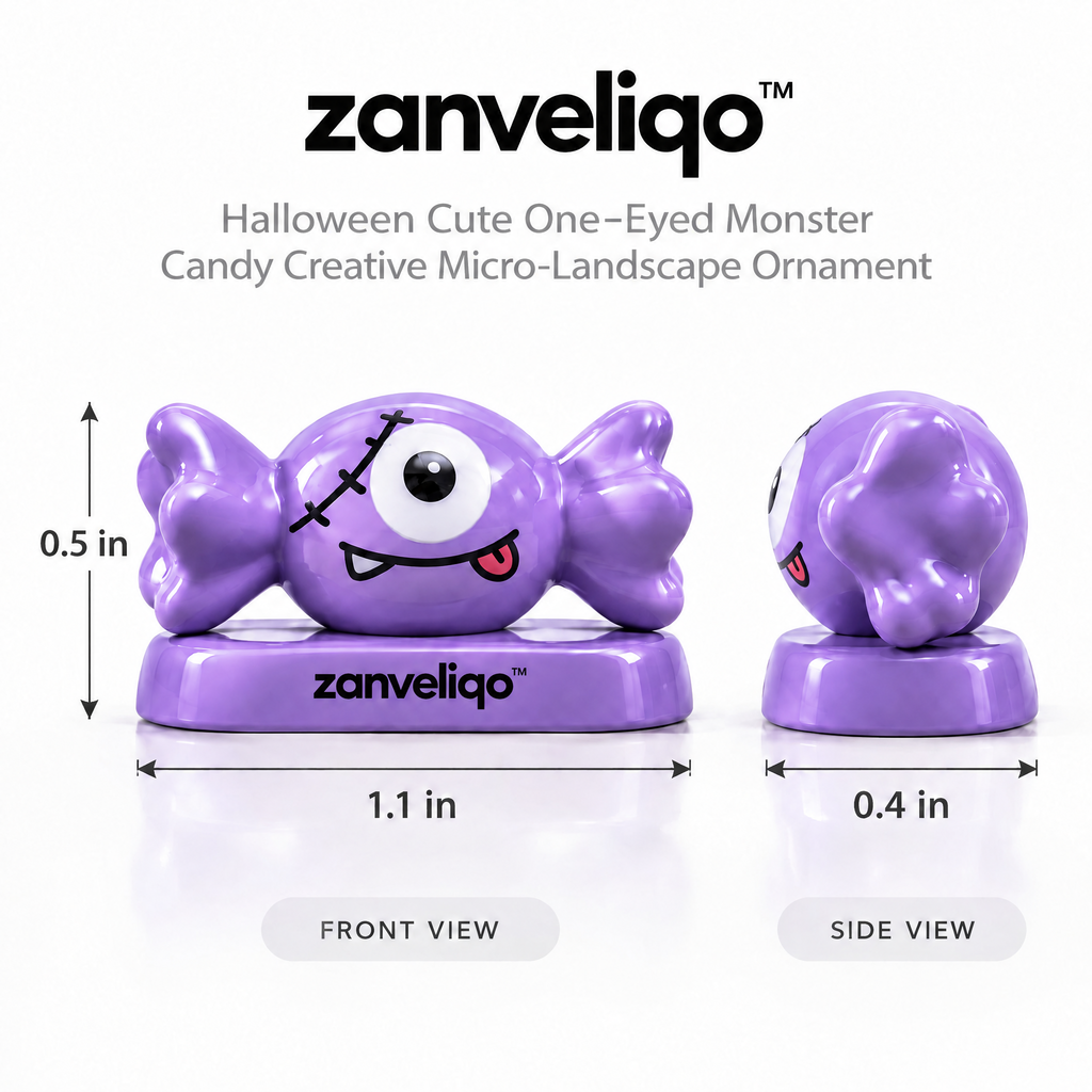 zanveliqo™ Halloween Cute One-Eyed Monster Candy Creative Micro-Landscape Ornament