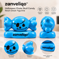 zanveliqo™ Halloween Pirate Skull Candy Resin Desk Figurine