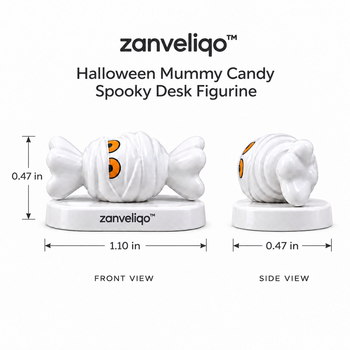 zanveliqo™ Halloween Mummy Candy Spooky Desk Figurine