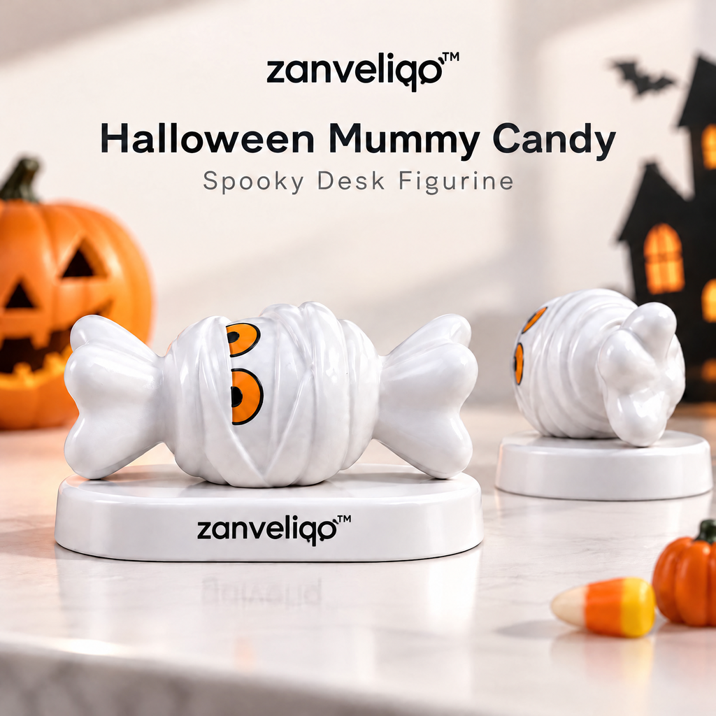 zanveliqo™ Halloween Mummy Candy Spooky Desk Figurine