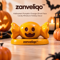 zanveliqo™ Halloween Pumpkin Orange Ghost Face Candy Miniature Holiday Decor
